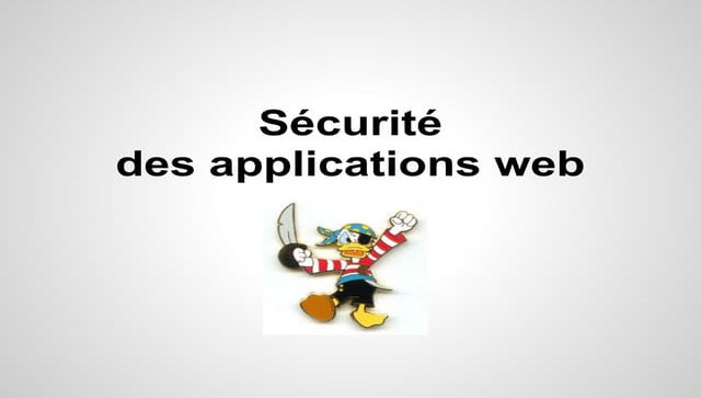 Sécurité des applications web