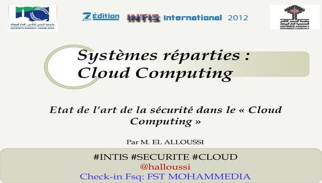 Sécurité dans le cloud