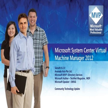 CTU June 2011 - Microsoft System Center Virtual Machine Manager 2012
