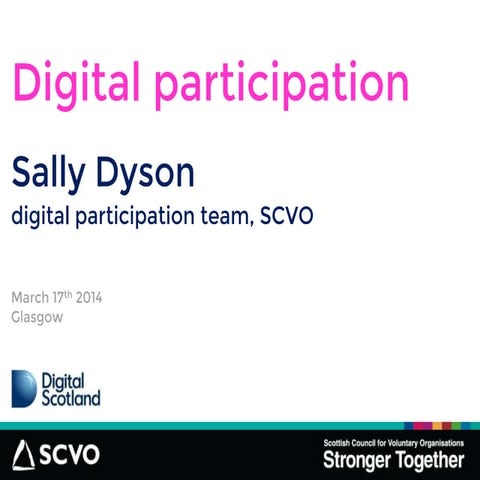 Scvo digital participation libraries march 2014