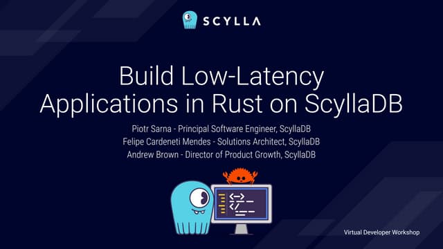 Build Low-Latency Applications in Rust on ScyllaDB