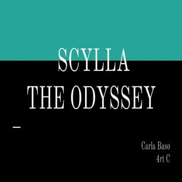 Scylla The Odyssey | PPT
