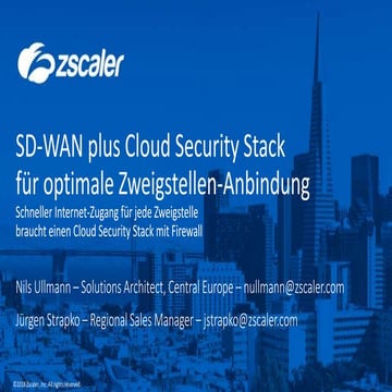 SD-WAN plus cloud security