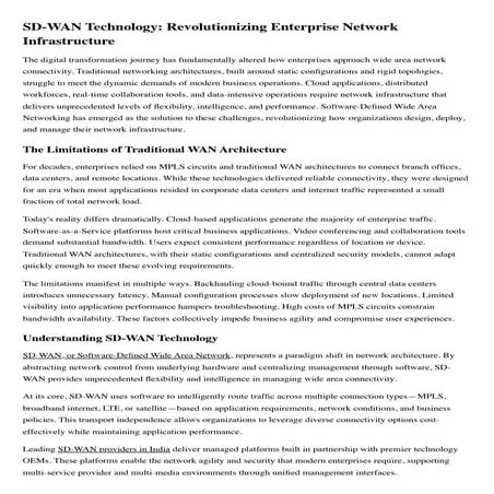 SD-WAN Technology_ Revolutionizing Enterprise Network Infrastructure.pdf