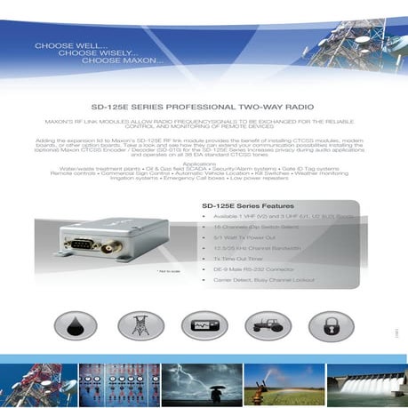 SD 125 E Series - Maxon Solutions