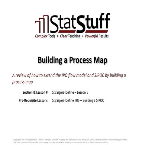 Building a Process Map with Matt Hansen at StatStuff