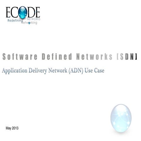 SDN Application Delivery