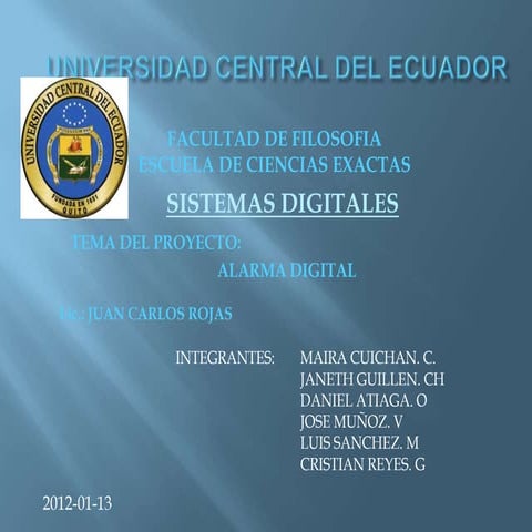 Sd alarma digital