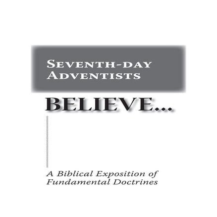 Seventh-day Adventist Believe and Contextualizing