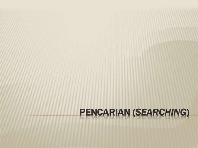 Sd bab 3 (pencarian)