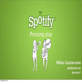 Spotify architecture - Pressing play