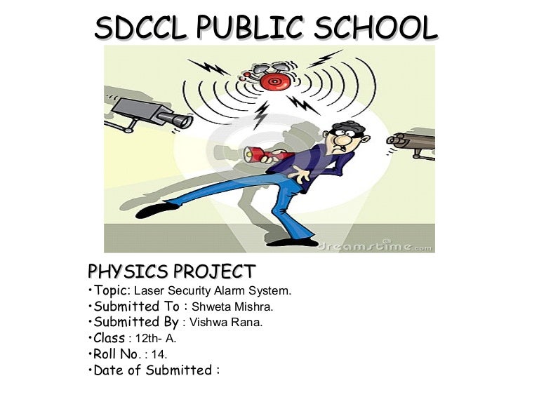 Project report on home security system using ldr Project report on home security system using ldr