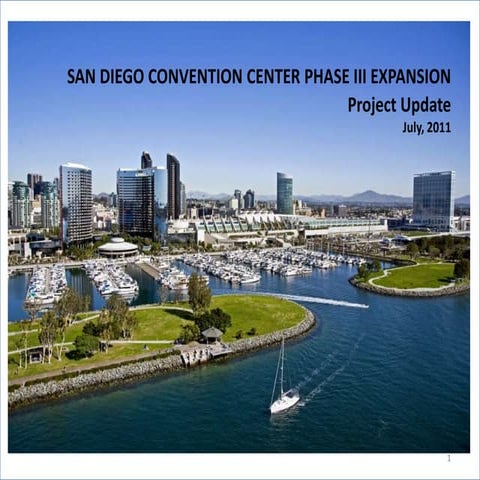 San Diego Convention Center Design Update, July 2011