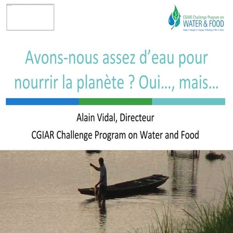 SDC Water Conference Lucerne 2012 A. Vidal