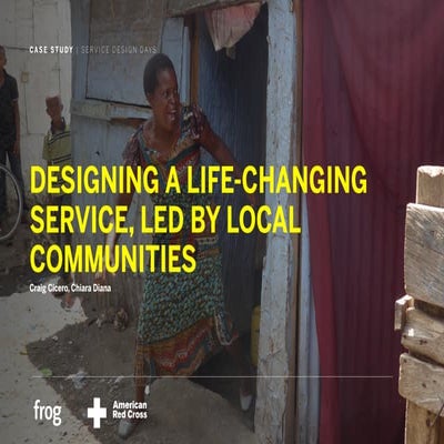 Service Design Days 2017 - Case study Red Cross (frog)