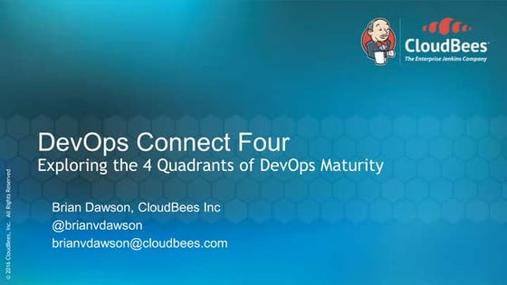 SD DevOps Meet-up - Exploring Quadrants of DevOps Maturity