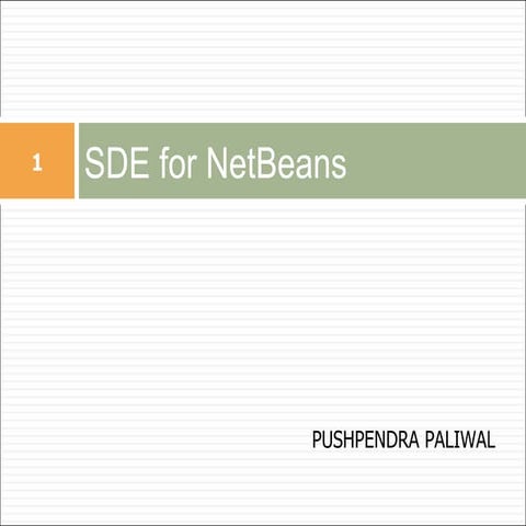 Sde net beans