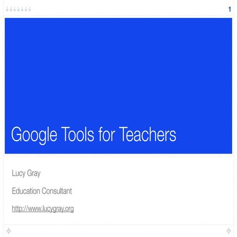 Google Tools for Teachers