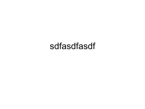 Asdfasdf | PPTX