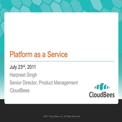 What is the PaaS?