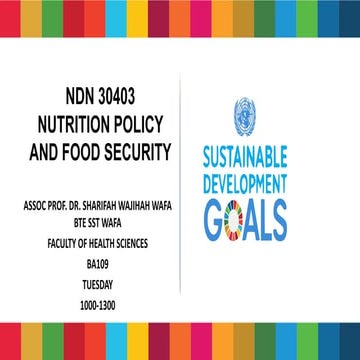 SUSTAINABLE DEVELOPMENT GOALS