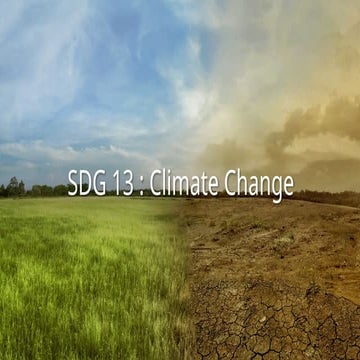 Sdg 13 presentation | PDF