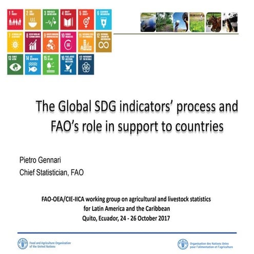 SDG Indicators and FAO Role_ ENGLISH | PPTX
