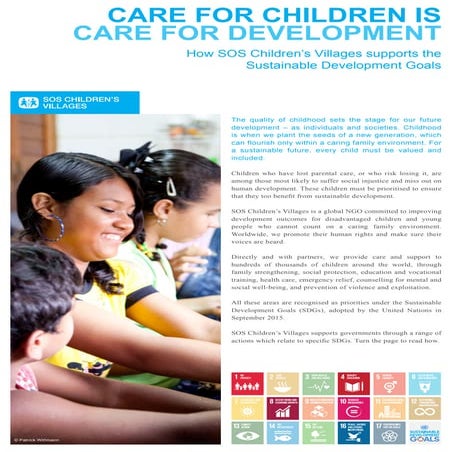 The SDGs and Us - 2016