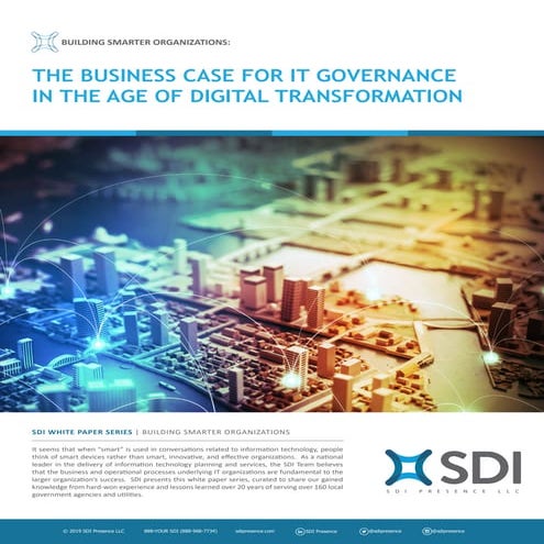 White Paper: The Business Case for IT Governance in the Age of Digital Transf...