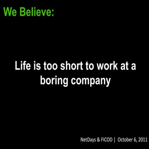 StartupDigest in Madrid, Spain for Netday.es & FICOD