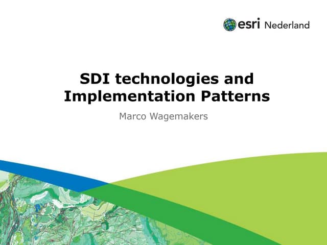 Sdi technologies and implementation patterns (compress)