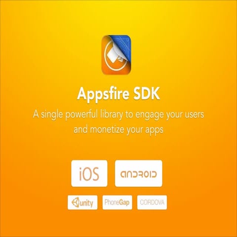 Appsfire SDK. The growth engine for your app