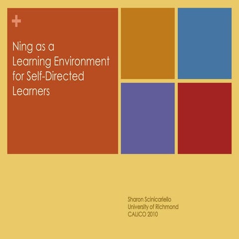 NIng as a Learning Environment for Self-Directed Learners