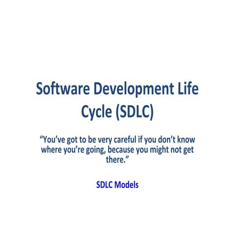 SDLC Models