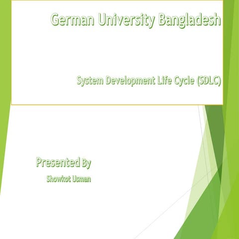 System Development Life Cycle (SDLC)