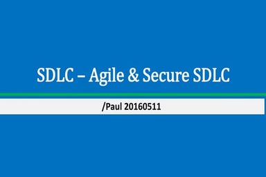 Agile & Secure SDLC