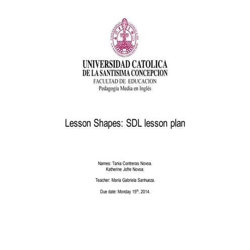 Sdl lesson plan (1)