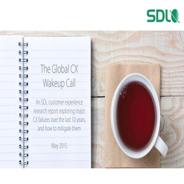 The Global CX Wakeup Call