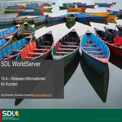 Die Neuerungen in SDL WorldServer 10.4