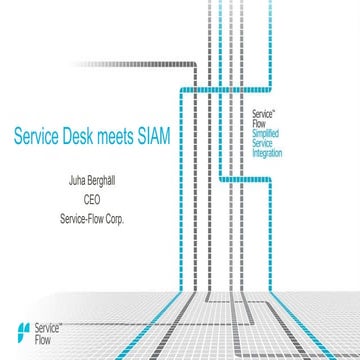 Service Desk meets SIAM