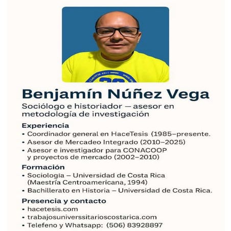 Mi semblanza en los 42 años en tesis y proyectos (Hace Tesis)