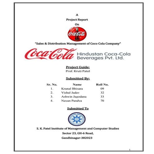 project of hindustan coca cola beverages pvt. ltd   copy
