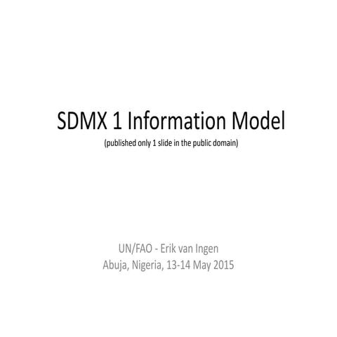 Sdmx2 context | PPTX