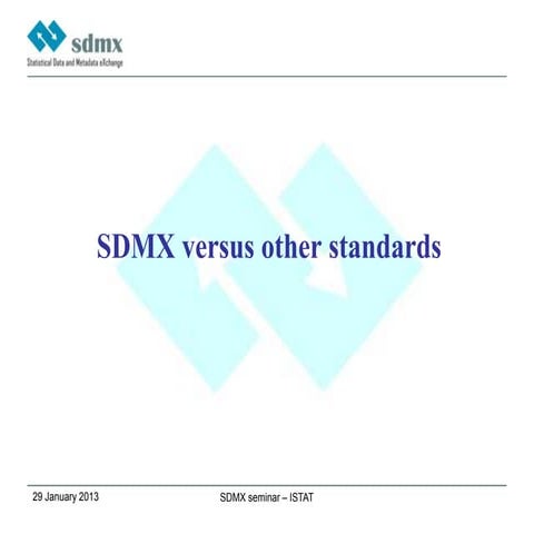 SDMX-implementation-status.pptx presentation | PPTX