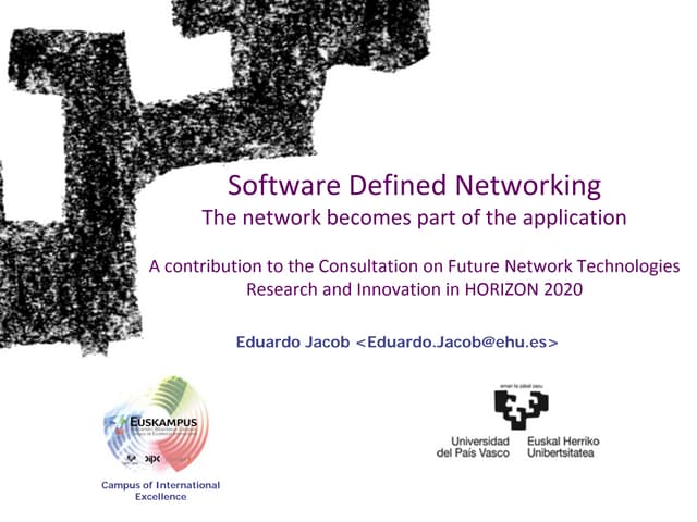 SDN the network becomes the application