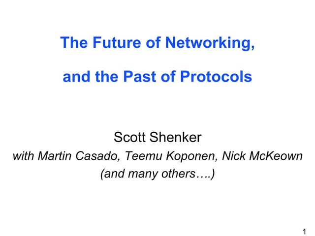 SDN Abstractions