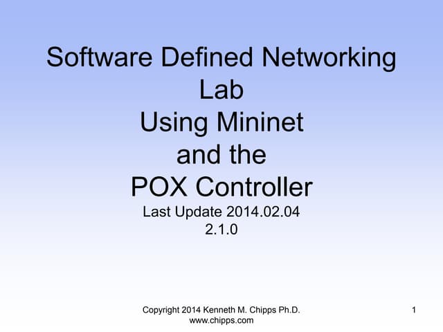 Sdn command line controller lab