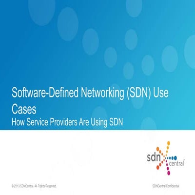 SDN Service Provider Use Cases