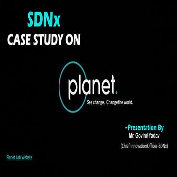  Planet Labs Case Study