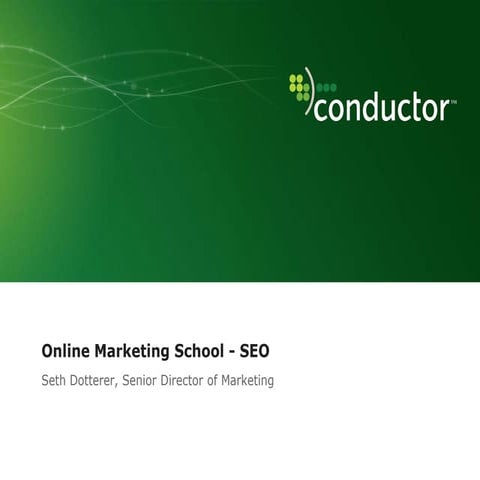 nextNY Online Marketing School Intro to SEO